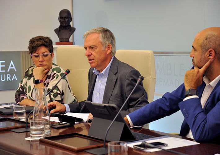 Foto UNEF comparece en la Asamblea de Extremadura dónde ha recalcado la capacidad de atracción de nuevas empresas que tiene la energía solar por su competitividad.